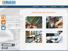 Tablet Screenshot of eltex.it